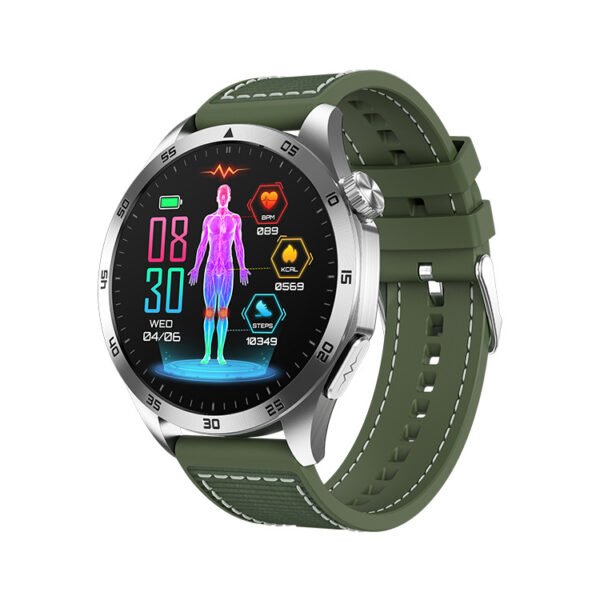 New ET485 smart watch ECG electrocardiogram Bluetooth call AMOLED micro physical examination emotional function - Image 3