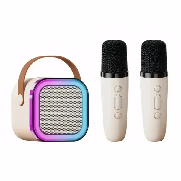 K12 Wireless Microphone Karaoke Machine Bluetooth Speaker KTV HIFI Stereo Sound RGB Colorful LED Lights For Outdoor Home Party - Image 10