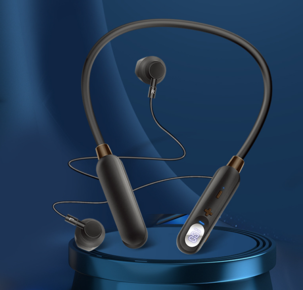AKZ-R18 wireless Bluetooth earphones for sports running dual ear neck hanging earbuds - Image 5