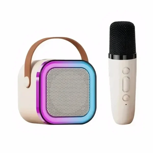 K12 Wireless Microphone Karaoke Machine Bluetooth Speaker KTV HIFI Stereo Sound RGB Colorful LED Lights For Outdoor Home Party - Image 8