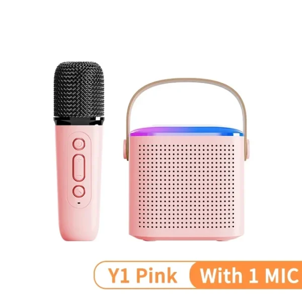 Y1 New Hot Bluetooth Speaker Portable Home Cute Karaoke Mini Wireless Audio with Microphone K Song Family Singing Machine - Image 10