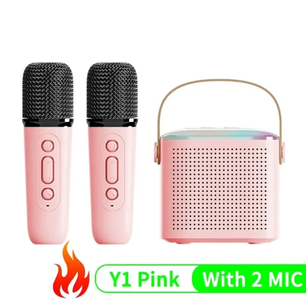 Y1 New Hot Bluetooth Speaker Portable Home Cute Karaoke Mini Wireless Audio with Microphone K Song Family Singing Machine - Image 12