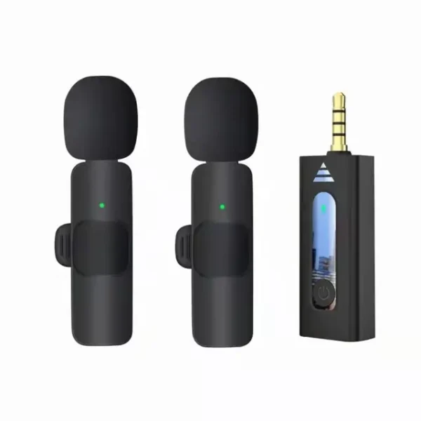 Wireless K35 Lavalier Lapel Microphone Omnidirectional Bluetooth 5.3 K35 Condenser Mic Noise Reduction Professional - Image 8