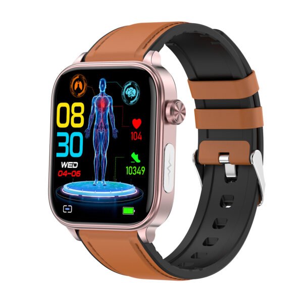 New ET570 smart watch ECG electrocardiogram Bluetooth call uric acid blood lipid blood sugar micro physical examination function - Image 11