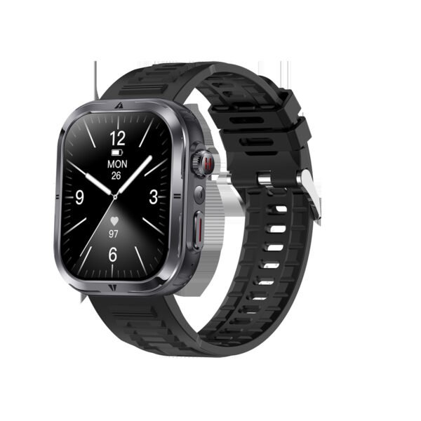 New MK86LED manual tube waterproof outdoor three-proof Bluetooth call true blood oxygen multi-sports large battery - Image 2