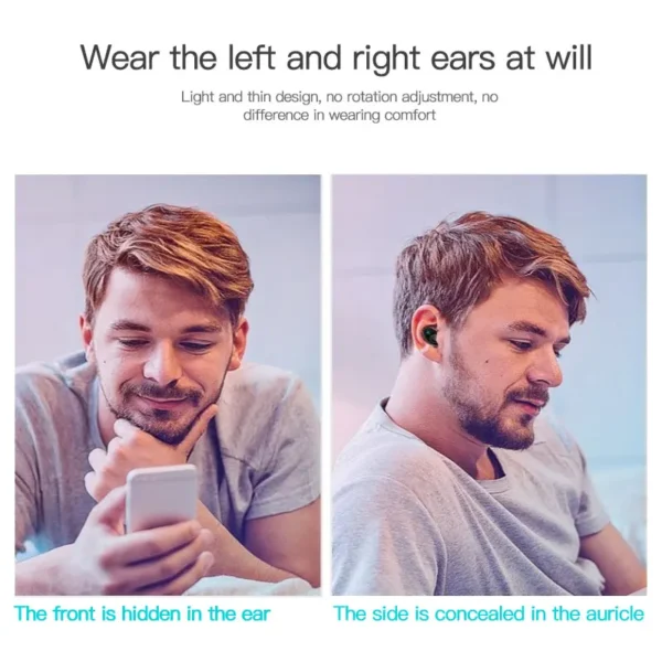 S650 Mini Bluetooth Earphone Wireless In-Ear Invisible Earbuds Handsfree Headset Stereo with Mic for iPhone 11 Huawei Mate 30 - Image 4