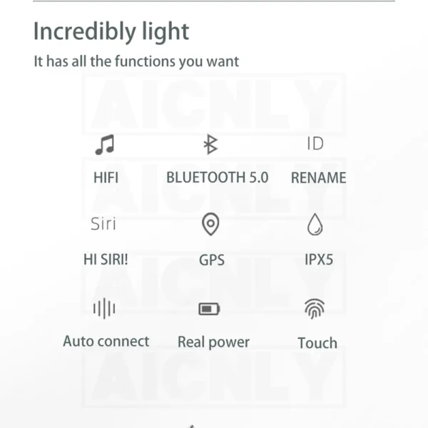 TWS Bluetooth 5.0 Earphones Charging Box Wireless Headphone 9D Stereo Sports Waterproof Earbuds Headsets With Microphone HD Call - Image 4